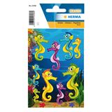 Herma Sticker MAGIC Seepferdchen Neon