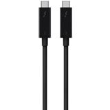 Belkin Thunderbolt 3 Kabel, 40Gbit/s, 5A, aktiv, 2m, schwarz Belkin Thunderbolt 3 Kabel, 40Gbit/s, 5A, aktiv, 2m, schwarz