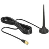 Delock Antenne LTE GSM UMTS SMA 3 dBi omni starr schwarz Sta Delock Antenne LTE GSM UMTS SMA 3 dBi omni starr schwarz Sta
