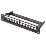 Digitus 10" Modular Patch Panel für Keystone Module, 12-Port Digitus 10" Modular Patch Panel für Keystone Module, 12-Port