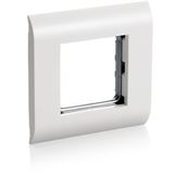 equip French Modular Abdeckrahmen 45x45mm reinwei&szlig;