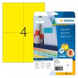 HERMA Universal-Etiketten SPECIAL, 105 x 148 mm, gelb