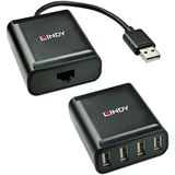 Lindy USB 2.0 Cat.5 Extender 60m, 4 Ports
