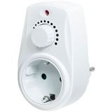 Logilink Steckdosenadapter mit Dimmer wei&szlig;