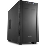 Sharkoon S1000 Mini Tower ohne Netzteil schwarz