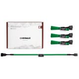 Noctua NA-SEC1 chromax.green Lüfter-Verlängerungskabelset - Noctua NA-SEC1 chromax.green Lüfter-Verlängerungskabelset -