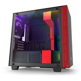 NZXT H400i mit Sichtfenster Mini Tower ohne Netzteil schwarz/rot NZXT H400i mit Sichtfenster Mini Tower ohne Netzteil schwarz/rot