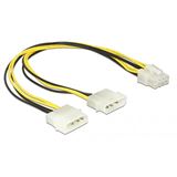(€16,33*/1m) 0.30m Delock Strom Adapterkabel 2 x Molex Stecker (€16,33*/1m) 0.30m Delock Strom Adapterkabel 2 x Molex Stecker