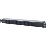 Intellinet 19" Kaltger&auml;tebuchse 8-fach C13 PDU mit Klammern