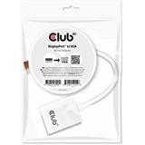 Club3D Adapter DisplayPort > VGA aktiv St/Bu
