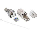 InLine RJ45 Stecker Cat.6A 500MHz, feldkonfektionierbar, geschirmt, InLine RJ45 Stecker Cat.6A 500MHz, feldkonfektionierbar, geschirmt,