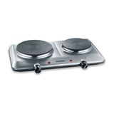 SEVERIN Doppelkochplatte DK 1014, Edelstahl schwarz