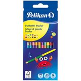 Pelikan Zweifarb-Buntstifte Bicolor, rund, 12er Kartonetui Pelikan Zweifarb-Buntstifte Bicolor, rund, 12er Kartonetui