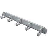 Digitus 19" (48,26cm) Abdeckung mit 5 x Kabelb&uuml;gel