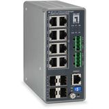 LevelOne Industrial Switch 12-Port L3 Lite Gigabit PoE 240W