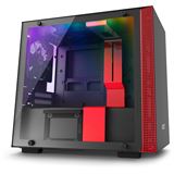 NZXT H200i mit Sichtfenster Mini-ITX ohne Netzteil schwarz/rot NZXT H200i mit Sichtfenster Mini-ITX ohne Netzteil schwarz/rot