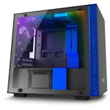 NZXT H200i mit Sichtfenster Mini-ITX ohne Netzteil schwarz/blau NZXT H200i mit Sichtfenster Mini-ITX ohne Netzteil schwarz/blau
