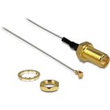 (€44,50*/1m) 0.20m Delock WLAN Antennenkabel MHF Stecker auf (€44,50*/1m) 0.20m Delock WLAN Antennenkabel MHF Stecker auf