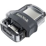 256 GB SanDisk Ultra Dual Drive M3.0 silber USB 3.0 und microUSB