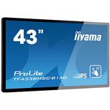 43" (109,22cm) iiyama ProLite TF4338MSC-B1AG schwarz 1920x1080 43" (109,22cm) iiyama ProLite TF4338MSC-B1AG schwarz 1920x1080