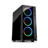 Inter-Tech W-III RGB mit Sichtfenster Midi Tower ohne Netzteil schwarz Inter-Tech W-III RGB mit Sichtfenster Midi Tower ohne Netzteil schwarz