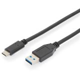 (€8,90*/1m) 1.00m Digitus USB3.1 Gen2 Anschlusskabel Superspeed+