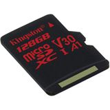 128 GB Kingston Canvas React microSDXC UHS-I A1 V30 Retail 128 GB Kingston Canvas React microSDXC UHS-I A1 V30 Retail