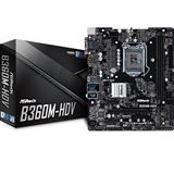 ASRock B360M-HDV Intel B360 So.1151 Dual Channel DDR4 mATX Retail ASRock B360M-HDV Intel B360 So.1151 Dual Channel DDR4 mATX Retail