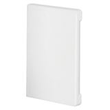 Hager Endstück GEB-K 100x68mm Kst li/re rws RAL9010 halogenfrei Hager Endstück GEB-K 100x68mm Kst li/re rws RAL9010 halogenfrei