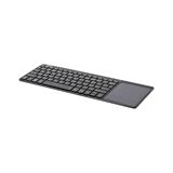 InLine Bluetooth Aluminium Slim-Tastatur mit Touchpad, schwarz InLine Bluetooth Aluminium Slim-Tastatur mit Touchpad, schwarz