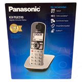 Panasonic KX-TGE510GS schnurloses Single-DECT Telefon, silber-schwarz
