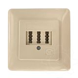 ZE Kommunikationstechnik TAE Dose 3x6 NFN UP LSA mit