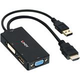 LINDY HDMI an DP/DVI/VGA Konverter Ultra HD 4K (DisplayPort) Full HD LINDY HDMI an DP/DVI/VGA Konverter Ultra HD 4K (DisplayPort) Full HD