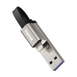 128 GB Hama FlashPen Save2Data SecureKey silber USB 3.0 und Lightning 128 GB Hama FlashPen Save2Data SecureKey silber USB 3.0 und Lightning
