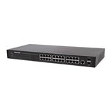 Intellinet 24-Port Web-Managed Gigabit Ethernet Switch, 2 SFP Ports