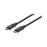 (&euro;12,90*/1m) 1.00m Manhattan USB3.1 Gen2 Anschlusskabel
