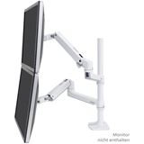 Ergotron LX-Dual-Stacking-Arm 40", 9,1kg weiss