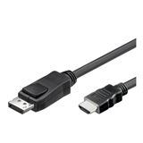 (&euro;12,90*/1m) 1.00m Techly Displayport 1.1 Adapterkabel