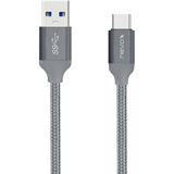 Nevox USB Type C zu USB 3.0 Datenkabel, Nylon geflochten, 2 m Nevox USB Type C zu USB 3.0 Datenkabel, Nylon geflochten, 2 m