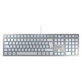 CHERRY KC 6000 USB Deutsch silber (kabelgebunden)