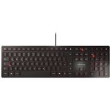 CHERRY KC 6000 Slim USB Englisch (UK) schwarz (kabelgebunden)