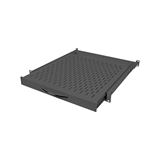 EFB 19"1HE Fachboden,ausz.,tiefenv.,T=550mm,Schrankt.800,RAL9005 EFB 19"1HE Fachboden,ausz.,tiefenv.,T=550mm,Schrankt.800,RAL9005