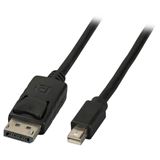 EFB Mini DisplayPort û DisplayPort Kabel, St-St, 2m, schwarz EFB Mini DisplayPort û DisplayPort Kabel, St-St, 2m, schwarz