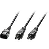 Lindy Netzkabel IEC C14 auf 2x IEC C5 Y 2.5m