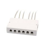 EFB Keystone Verteilerbox Aufputz 6/12 Port