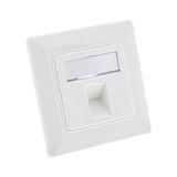 InLine Rahmenset für 1x RJ45 Bu/LSA Einsatz, Keystone SNAP-In, InLine Rahmenset für 1x RJ45 Bu/LSA Einsatz, Keystone SNAP-In,