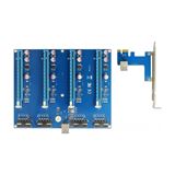 Delock PCI Express Riser Card x1 > 4xPCI x16 + 0.60m USB-Kab Delock PCI Express Riser Card x1 > 4xPCI x16 + 0.60m USB-Kab