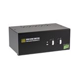 InLine KVM Desktop Switch, 2-fach, Dual-Monitor DisplayPort 1.2, 4K,