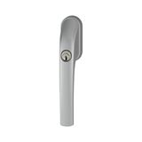 ABUS Abschliessbarer Fenstergriff, silber Schliessung AL0125 ABUS Abschliessbarer Fenstergriff, silber Schliessung AL0125