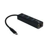 Inter-Tech 4260455643108 Adapter IT-410 USB Type C - USB HUB/ Gbit LAN Inter-Tech 4260455643108 Adapter IT-410 USB Type C - USB HUB/ Gbit LAN